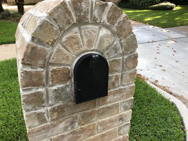 Brick Mailbox Installation