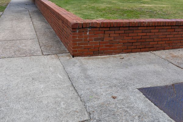 Brick Retaining Wall Repair in Saint Augustine